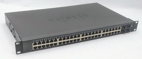 NETGEAR 48-Port Gigabit Ethernet Smart Switch (GS748T) - Managed, with 2 x 1G SFP and 2 x 1G Combo