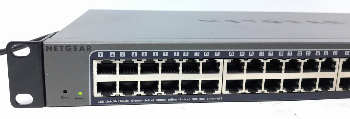 NETGEAR 48-Port Gigabit Ethernet Smart Switch (GS748T) - Managed, with 2 x 1G SFP and 2 x 1G Combo