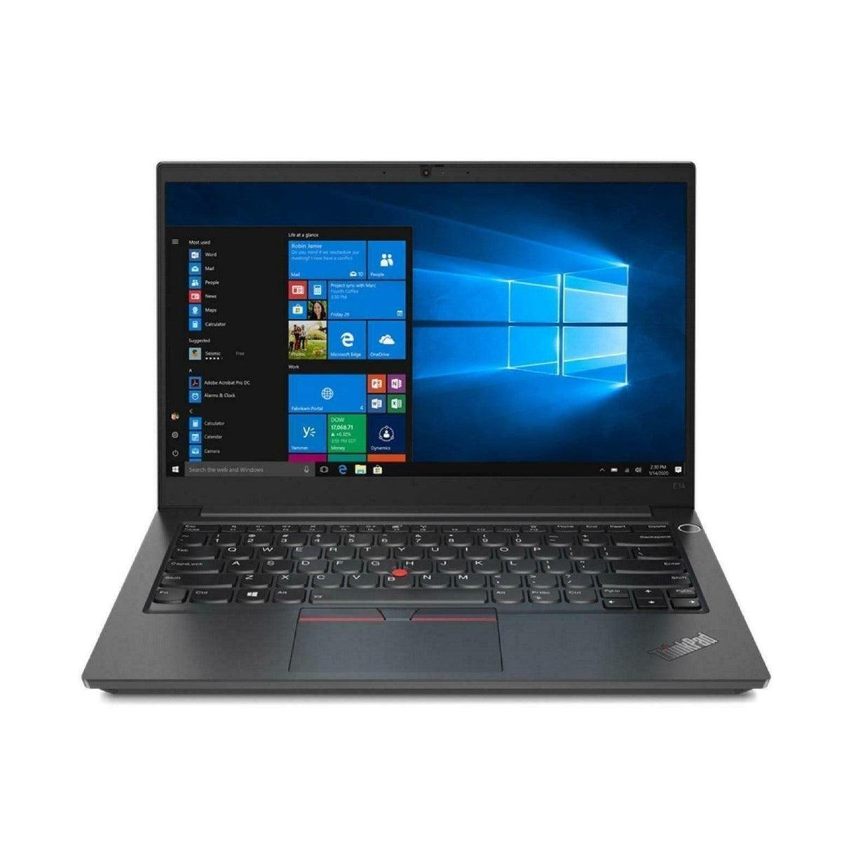 Lenovo ThinkPad E14 Laptop – Intel Core i5-10210U, 8GB RAM, 256GB SSD, Windows 11 Pro, 14" FHD