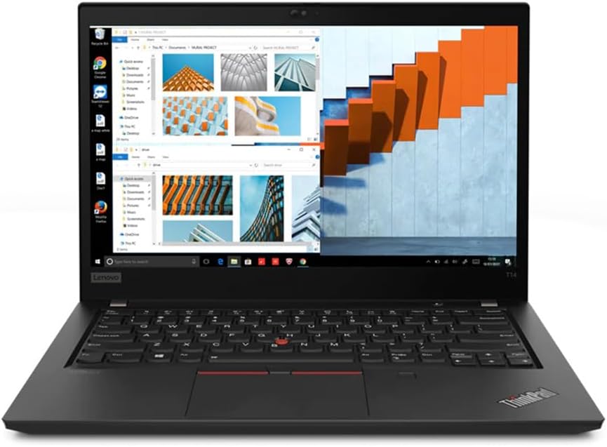 Lenovo ThinkPad T14 – 14" Full HD Laptop 10th Gen Intel Core i5  16GB RAM  256GB NVMe SSD  Windows 11 Pro