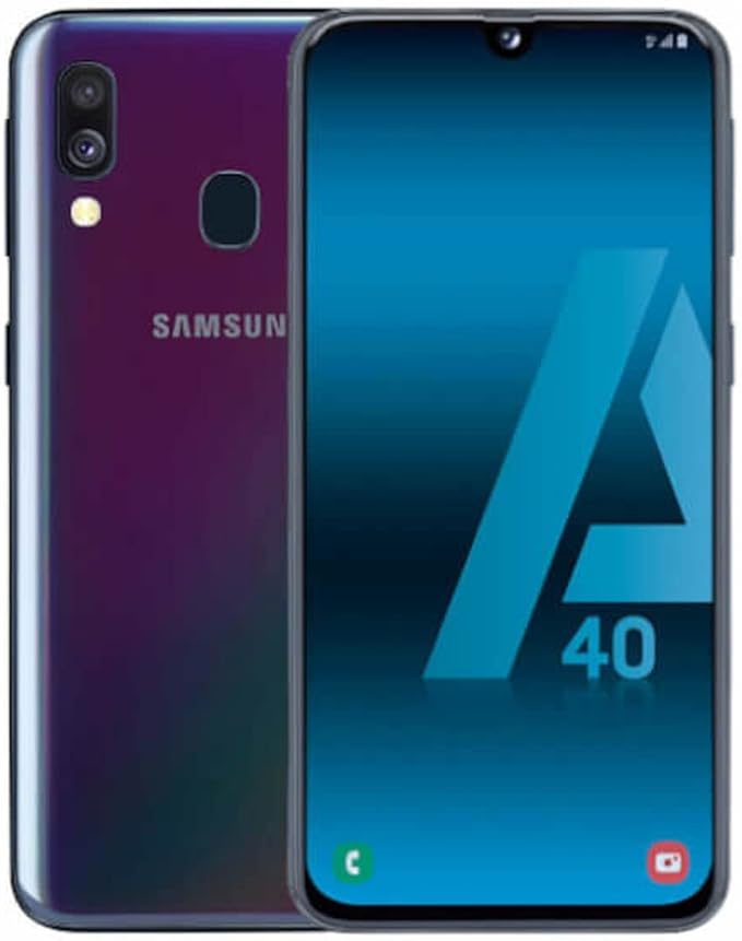 Samsung Galaxy A40 64GB Unlocked SIM-Free Smartphone – 5.9" Super AMOLED, Dual-SIM