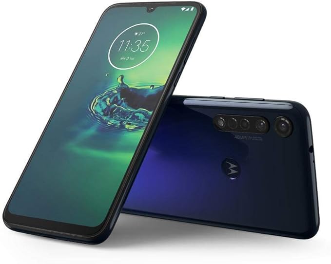 Motorola Moto G8 Plus 64GB Blue Unlocked Smartphone – 6.3" FHD Display, Triple Camera, Android