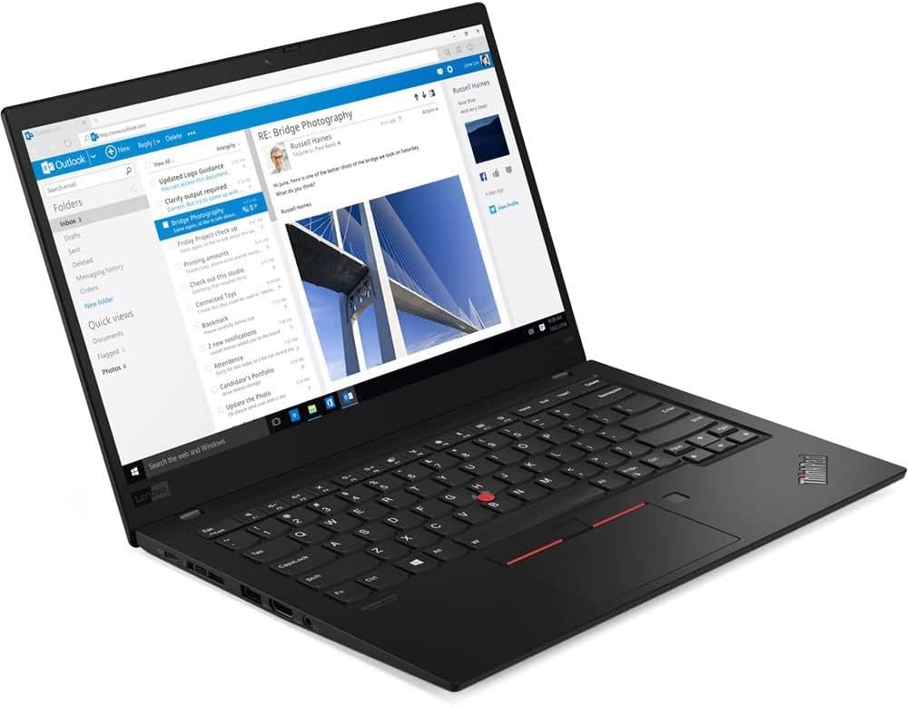 Lenovo ThinkPad X1 Carbon Gen 7 Laptop – Intel Core i7 8th Gen, 16GB RAM, 512GB SSD, 14" Full HD Display, Windows 11 Pro