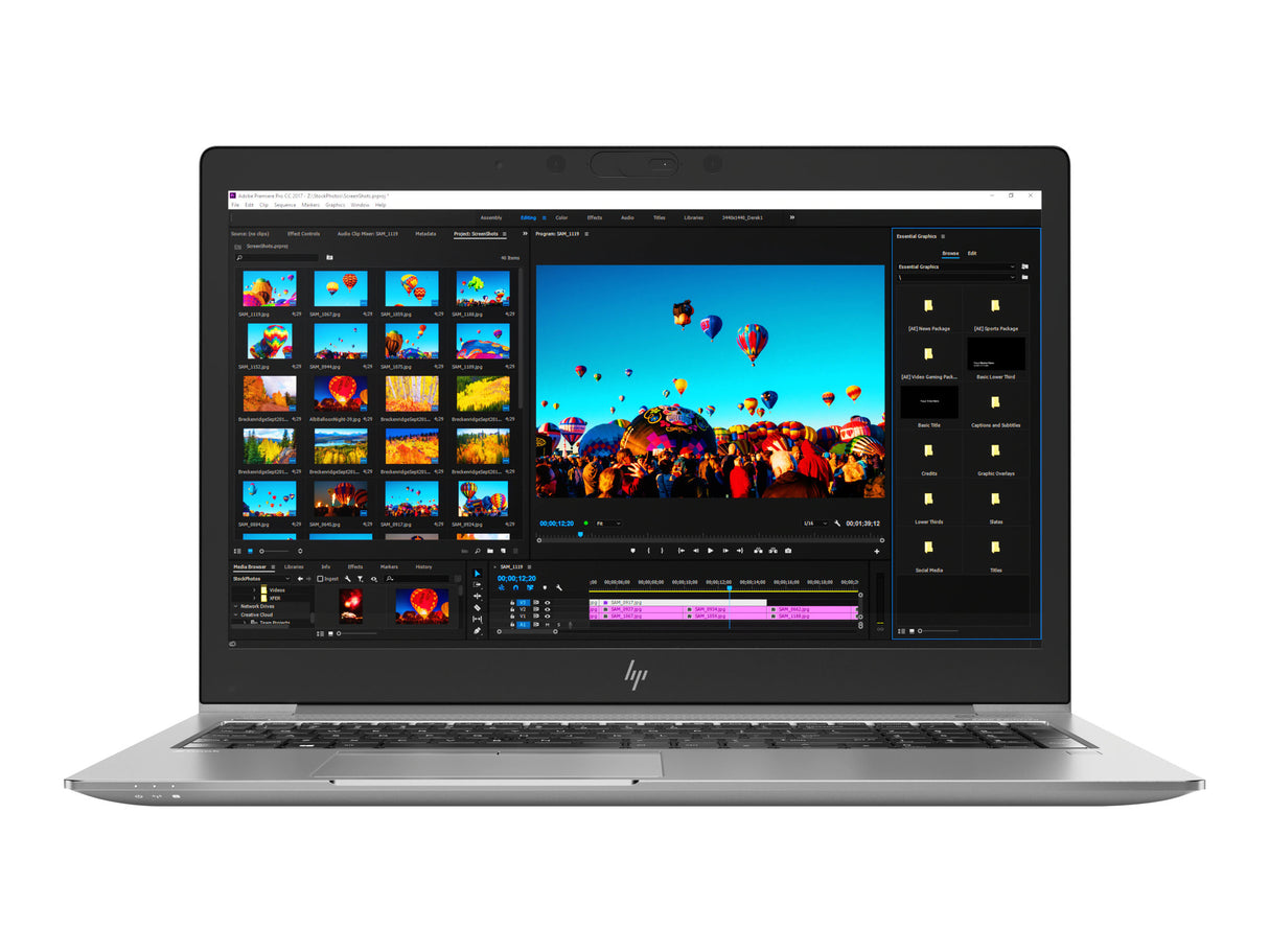 HP ZBOOK 15U G5 - i5 7200U 8GB 256GB NVMe - Windows 10 Pro -15.6" Display Radeon Pro 3100 GPU