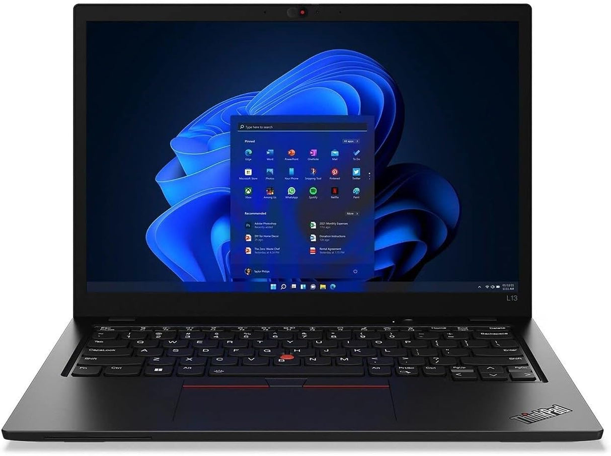 Lenovo ThinkPad L13 – 13.3" Full HD Laptop Intel Core i5 10th Gen 8GB RAM 256GB SSD Windows 11 Pro