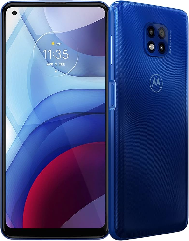 Motorola Moto G9 Play 64GB Azul Blue Unlocked Smartphone – 6.5" Display, 48MP Camera, 4GB RAM, Android – Dual SIM