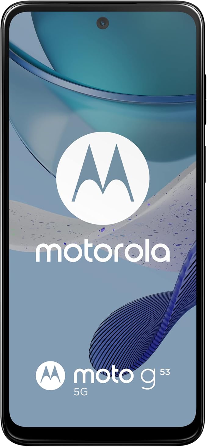 Motorola G53 5G Smartphone – Sleek Black, 128GB Storage, Fast & Reliable Performance 6.5" Display