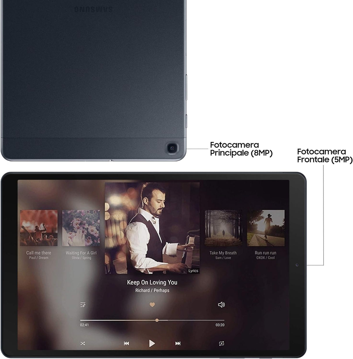 Samsung Galaxy Tab A SM-T515 LTE – 32GB, 10.1" Grey, 4G, Wi-Fi, USB-C