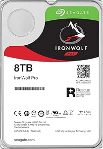 Seagate IronWolf Pro HDD, SATA 6G, 7200 rpm, 3.5 inches - 8 TB ST8000NE0004