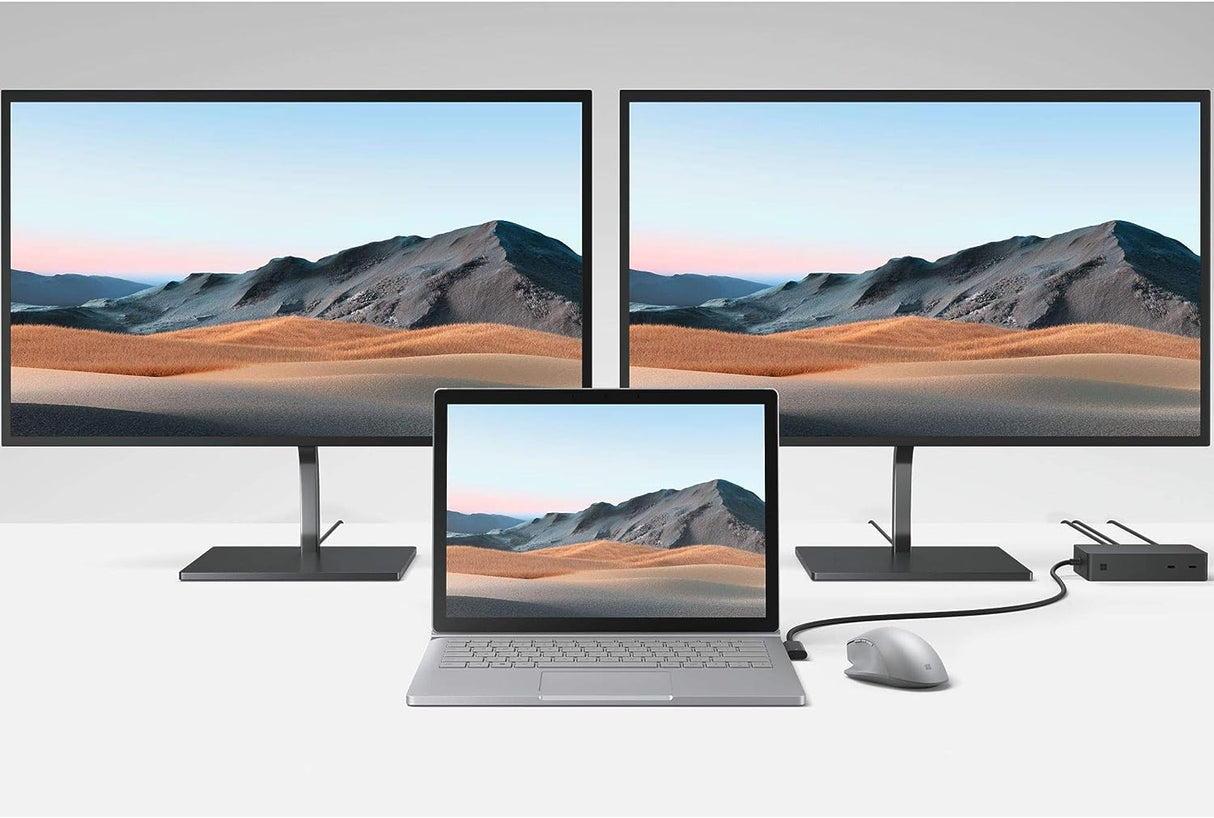 Microsoft Surface Dock Station (2x HD Video ports, Gigabit Ethernet port, 4 x USB 3.0 ports, Audio port)