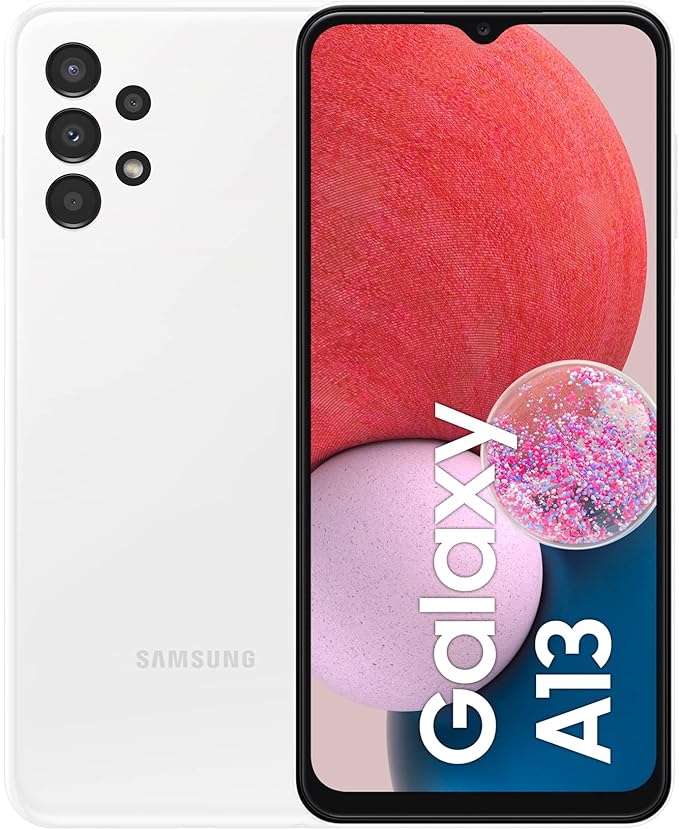 Samsung Galaxy A13 64GB Black Dual SIM Unlocked Smartphone – 6.6" FHD Display, 50MP Camera, Android White