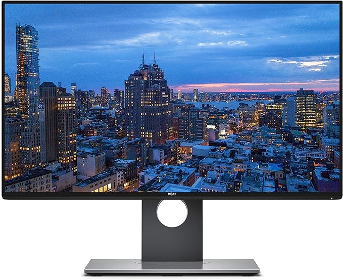 Dell U2417H Ultra Sharp 24” HDMI Infinity Edge LED Monitor - Black