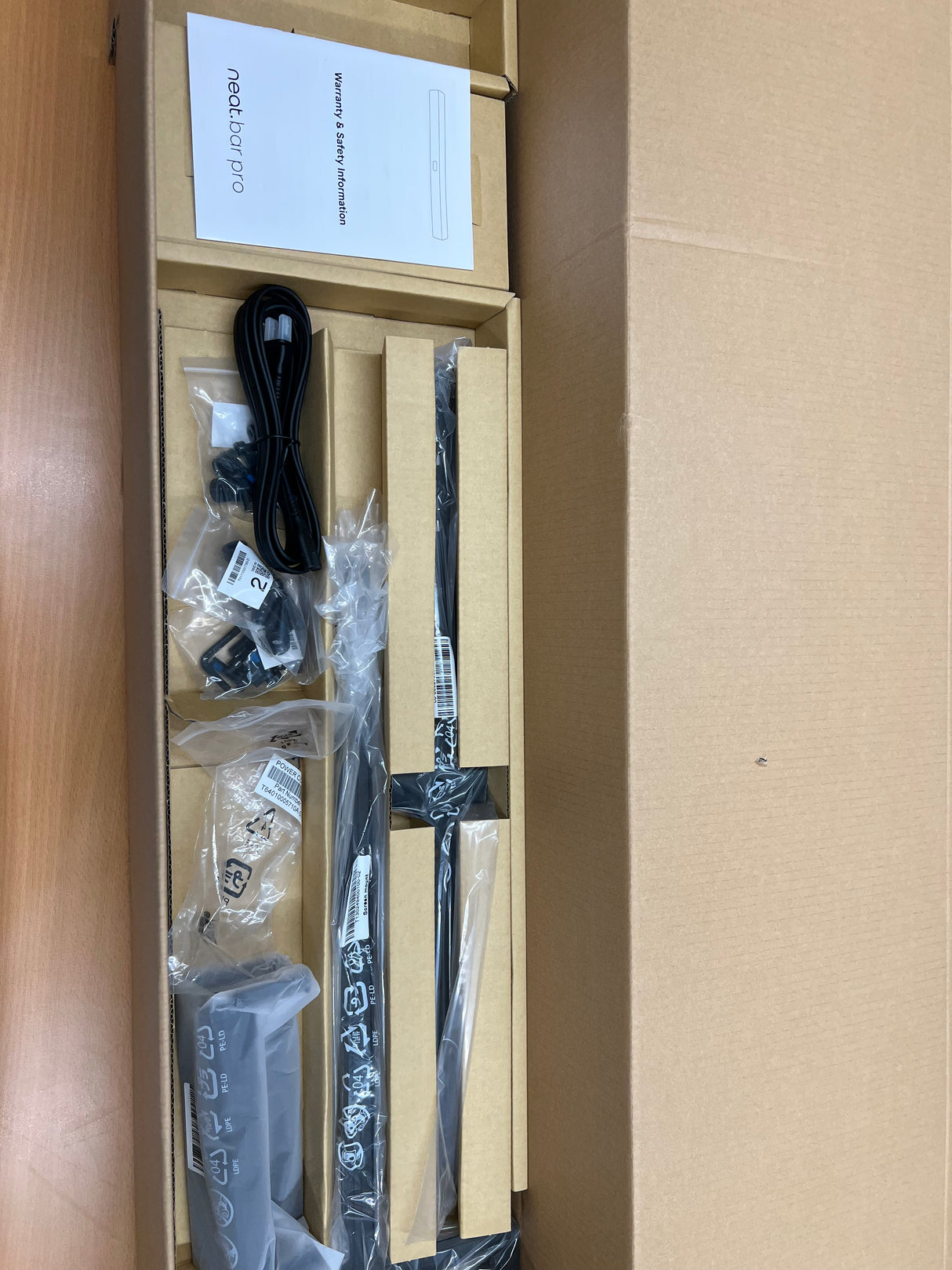 Neat Bar Pro NF-D1 Video Conferencing System – 4K Camera, Speakers & Microphones – No Controller