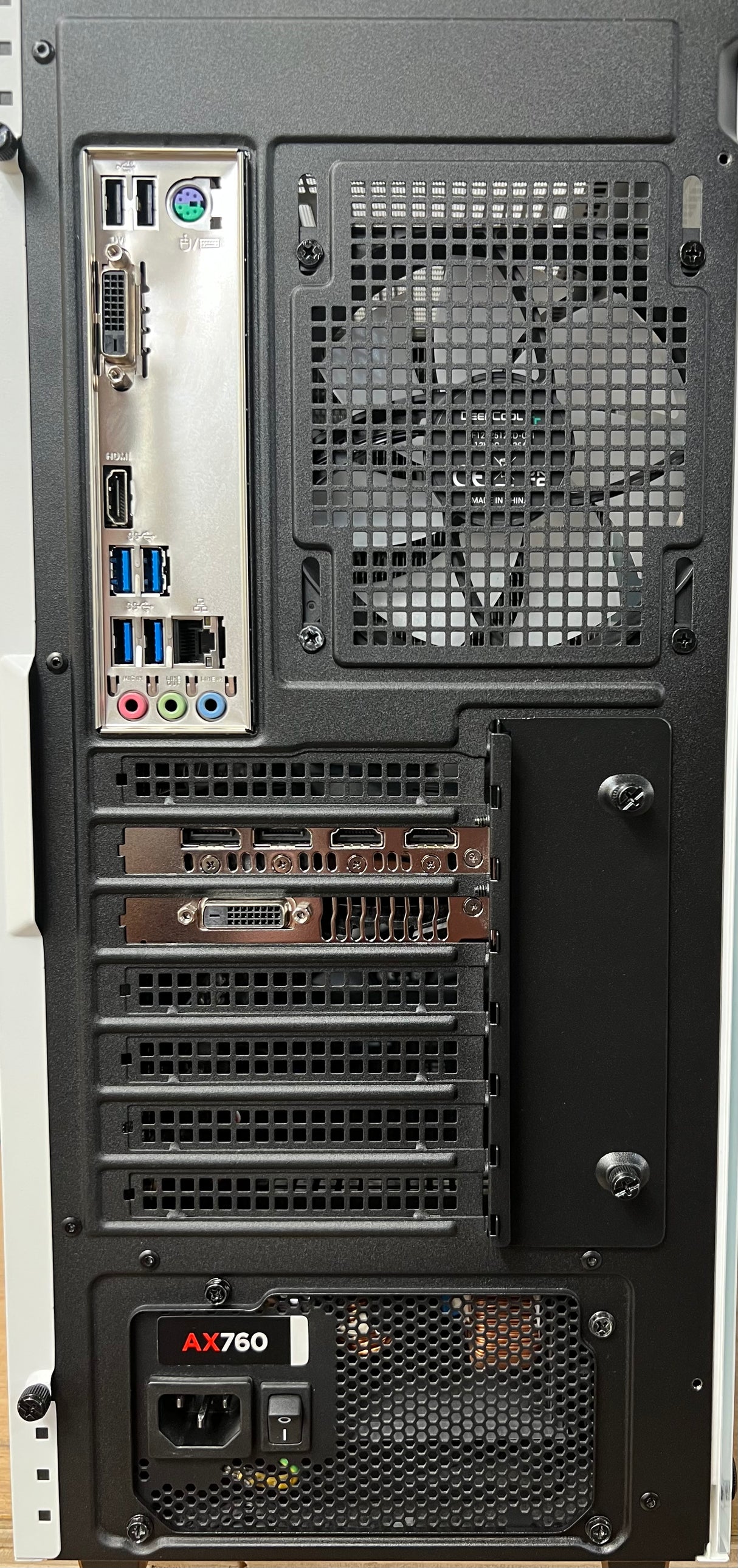 DeepCool Gaming Tower – Intel Core i7-8700K 32GB RAM Dual Storage (512GB NVMe + 1TB SSD) ASUS GTX 1070 8GB Graphics