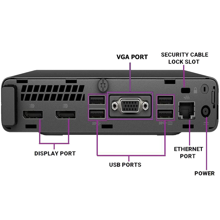 HP ProDesk 600 G4 - Core i5 8500T - 8GB 256GB SSD - Windows 11 Pro