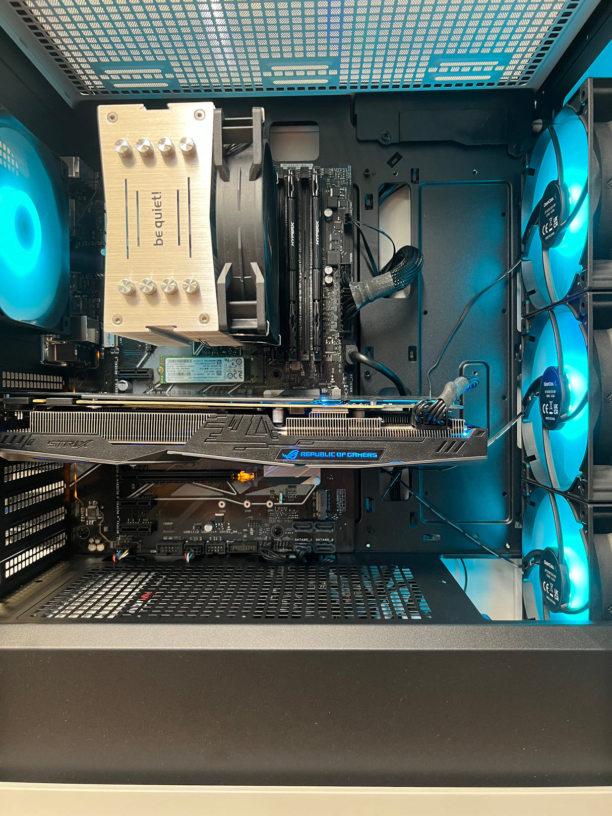 DeepCool Gaming Tower – Intel Core i7-8700K 32GB RAM Dual Storage (512GB NVMe + 1TB SSD) ASUS GTX 1070 8GB Graphics