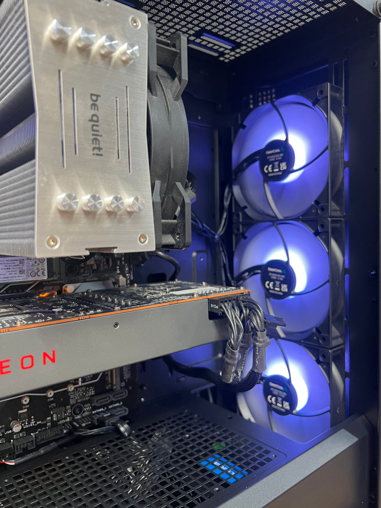 DeepCool Gaming Tower – Intel Core i7-8700  32GB RAM  Dual Storage (512GB NVMe + 1TB SSD)  AMD Radeon RX 5700 XT 8GB Graphics