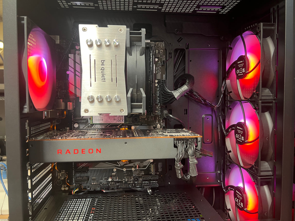 DeepCool Gaming Tower – Intel Core i7-8700  32GB RAM  Dual Storage (512GB NVMe + 1TB SSD)  AMD Radeon RX 5700 XT 8GB Graphics