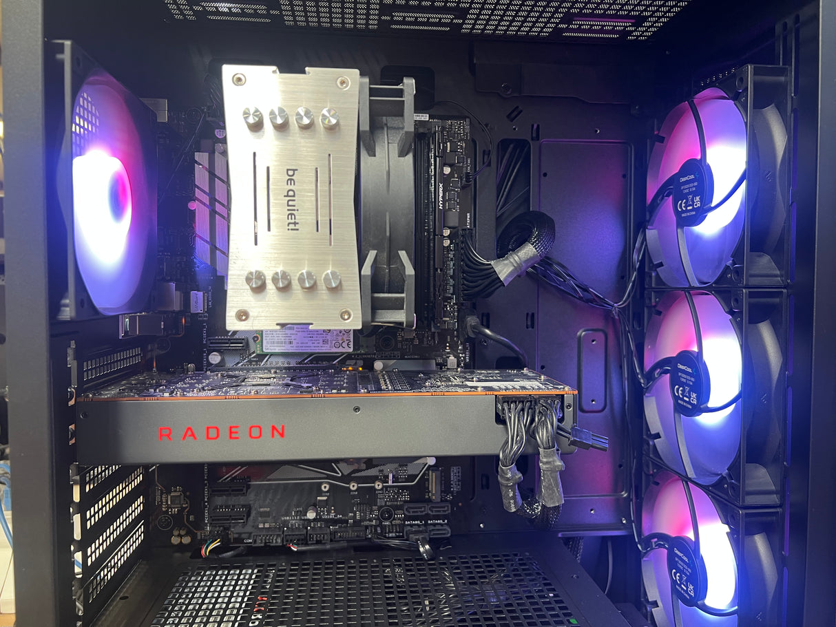 DeepCool Gaming Tower – Intel Core i7-8700  32GB RAM  Dual Storage (512GB NVMe + 1TB SSD)  AMD Radeon RX 5700 XT 8GB Graphics