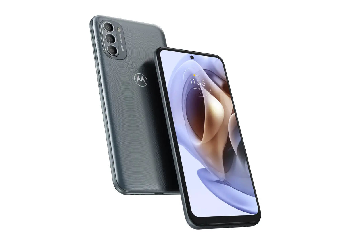 Motorola Moto G31 XT2173-3 Smartphone – 64GB Storage, 4GB RAM, Dual SIM, Mineral Grey, Unlocked, 6.4" AMOLED Display, 50MP Triple Camera, Android OS