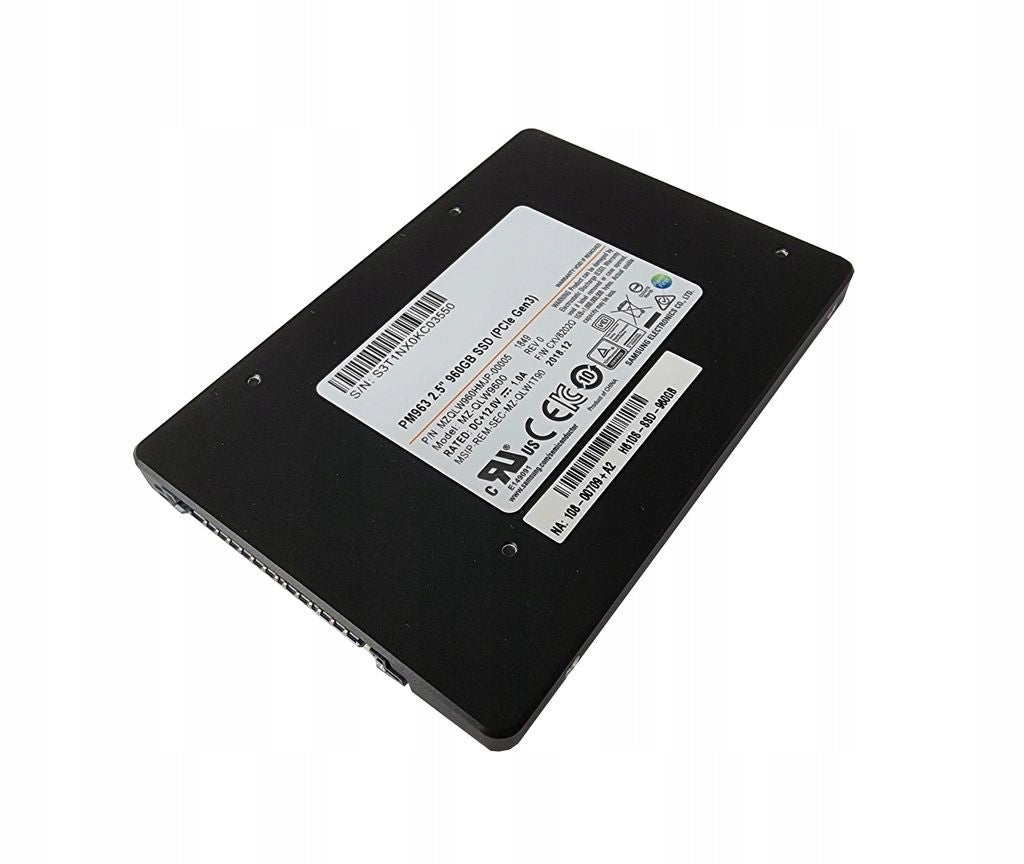 Samsung PM963 3.84TB U.2 NVMe Enterprise SSD – PCIe Gen3 2.5” Solid State Drive MZQLW3T8HMLP