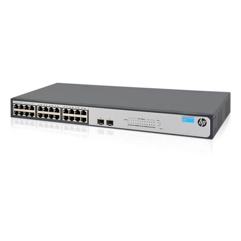HP JH017A ProCurve 1420-24G-2SFP Switch 1U Complete With Mounting Ears & Power Lead