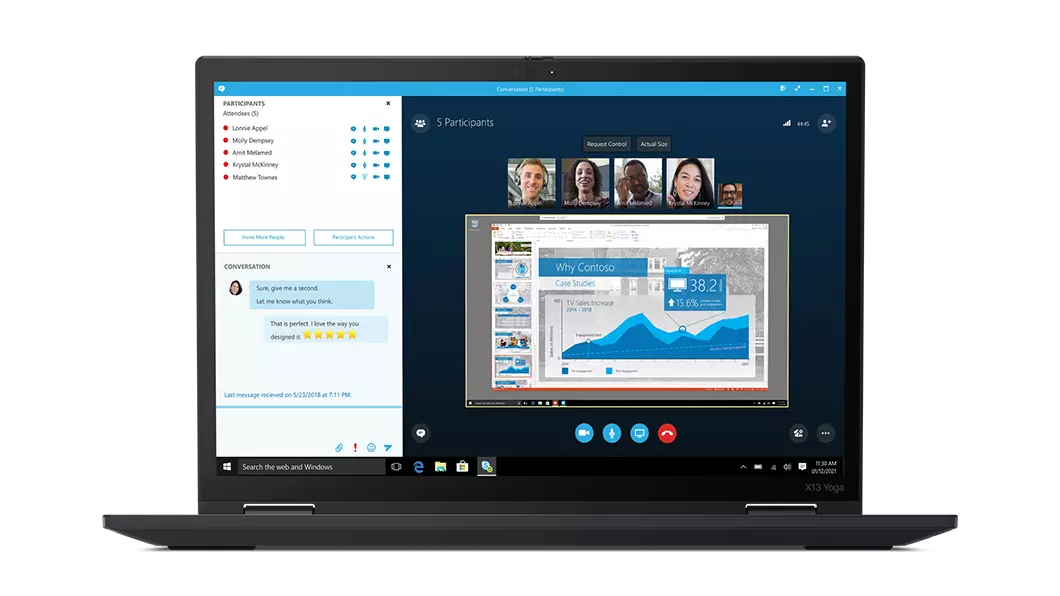 Lenovo ThinkPad X13 Yoga Gen 3 Core i5 - 1245U 16GB 256GB NVMe SSD 13.3" Display Windows 11 Pro