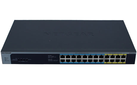 NETGEAR PoE Switch 24 Port Gigabit Ethernet Unmanaged Network Switch (GS524UP) - with 8 x PoE+ and 16 x Ultra60 PoE++