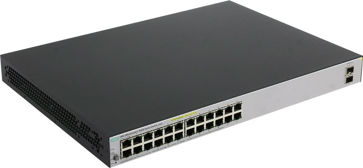 HPE OfficeConnect 1920s (JL385A) 24-Port Gigabit Smart Managed Network Switch With Rack Ears