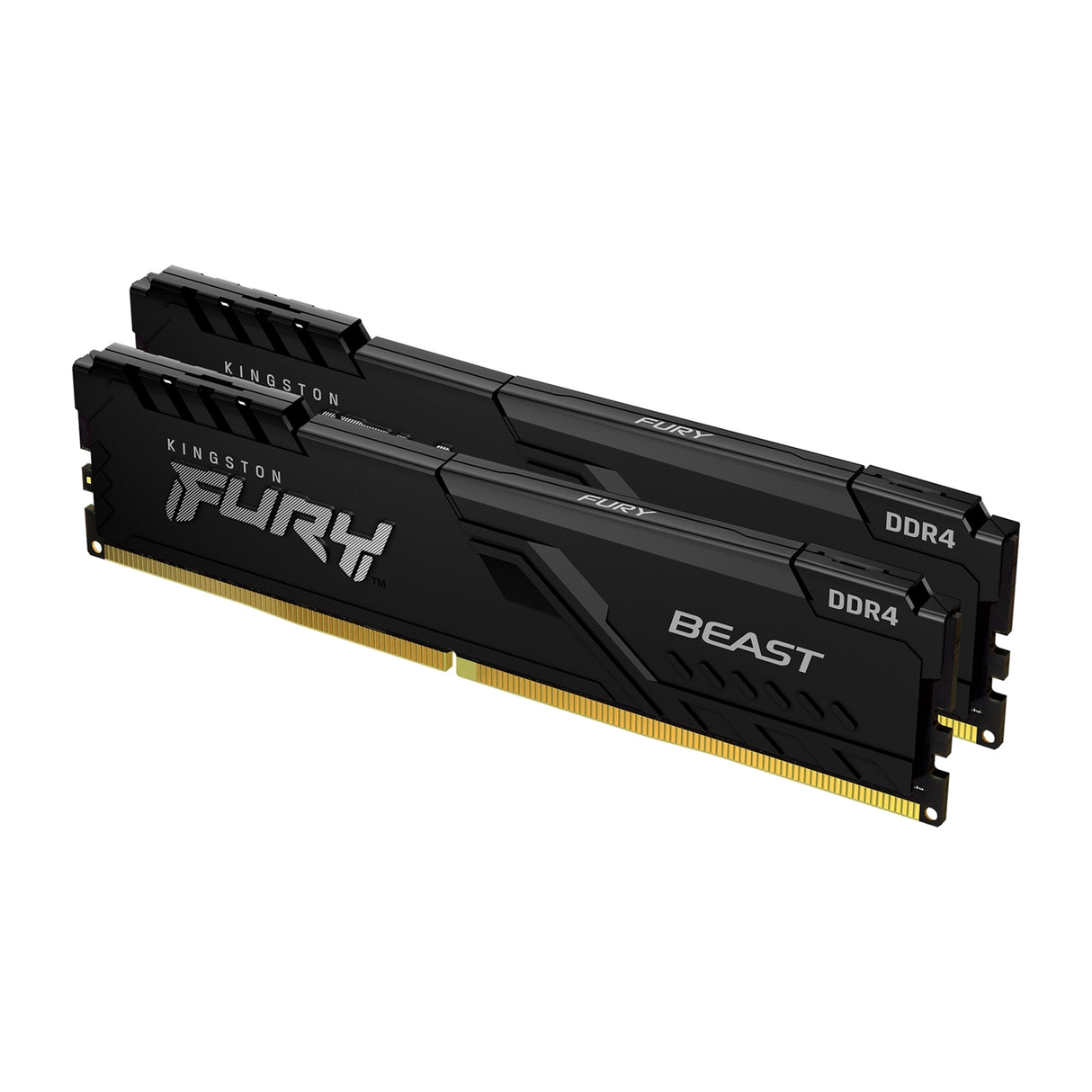 Kingston FURY Beast KF432C16BBK2/32 32GB (2x 16GB) DIMM System Memory, 3200MHz, DDR4, CL16, Black, Intel XMP