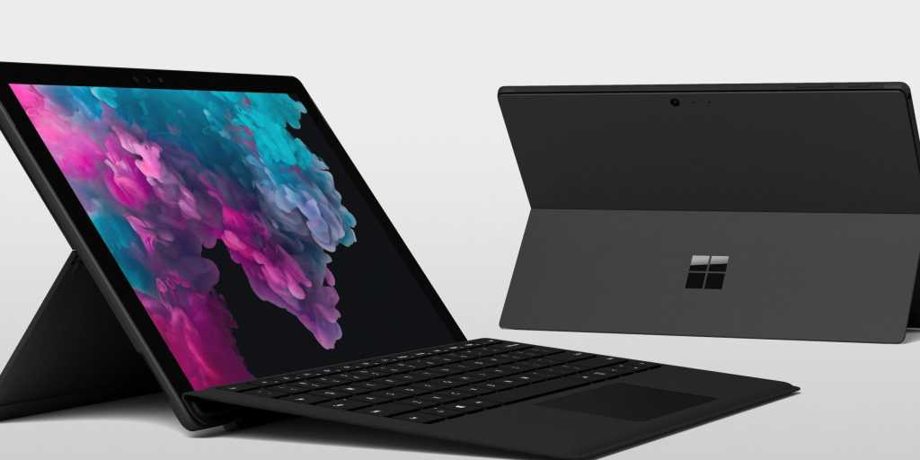 Microsoft Surface Pro 6 Intel Core i5 8th Gen Tablet - 8GB RAM 256GB MVME SSD Drive Windows 11 Pro (Black)