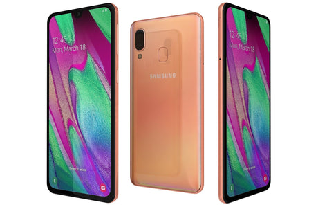 Samsung Galaxy A40 Mobile Phone Sim Free Smartphone - 64GB Coral Colour