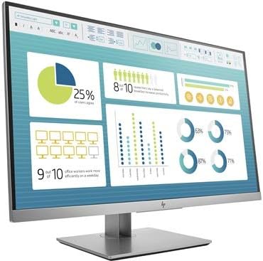 HP EliteDisplay E273 | 27" Monitor | HD IPS Screen | Silver | 1FH50A8