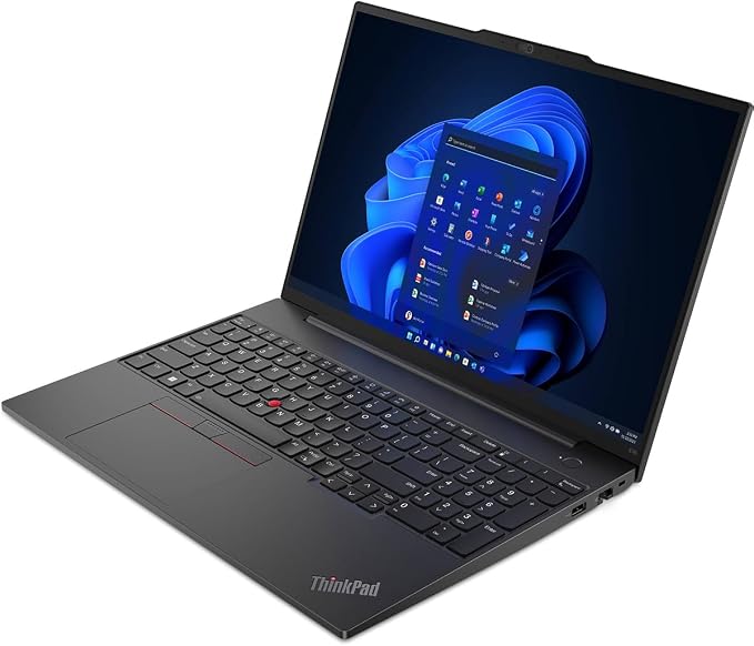 Lenovo ThinkPad E16 Gen 3 Business Laptop | Intel Core Ultra 7 255H | 16GB RAM | 512GB NVMe SSD | 16" WUXGA Display | Windows 11 Pro