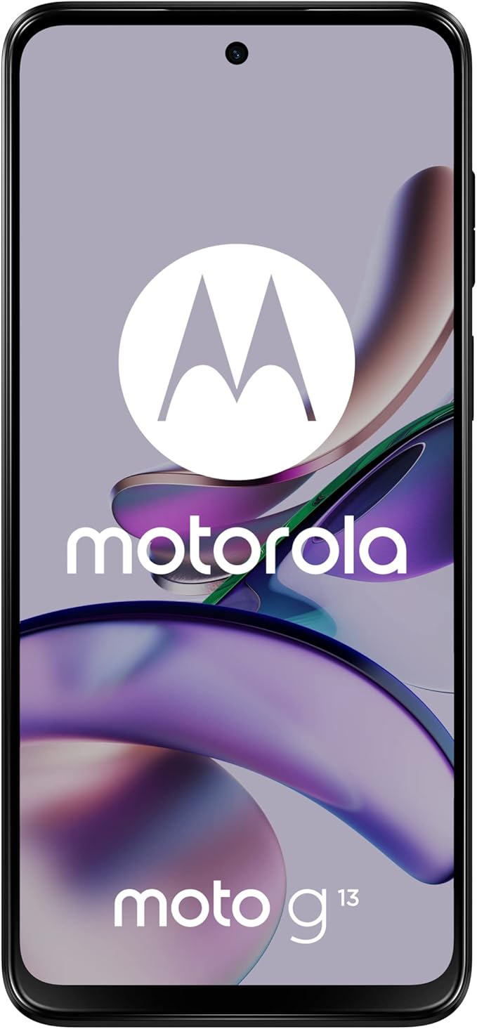 Motorola Moto G13 128GB Black Unlocked Smartphone 6.5" HD+ 90Hz Display Triple Camera Android Mobile
