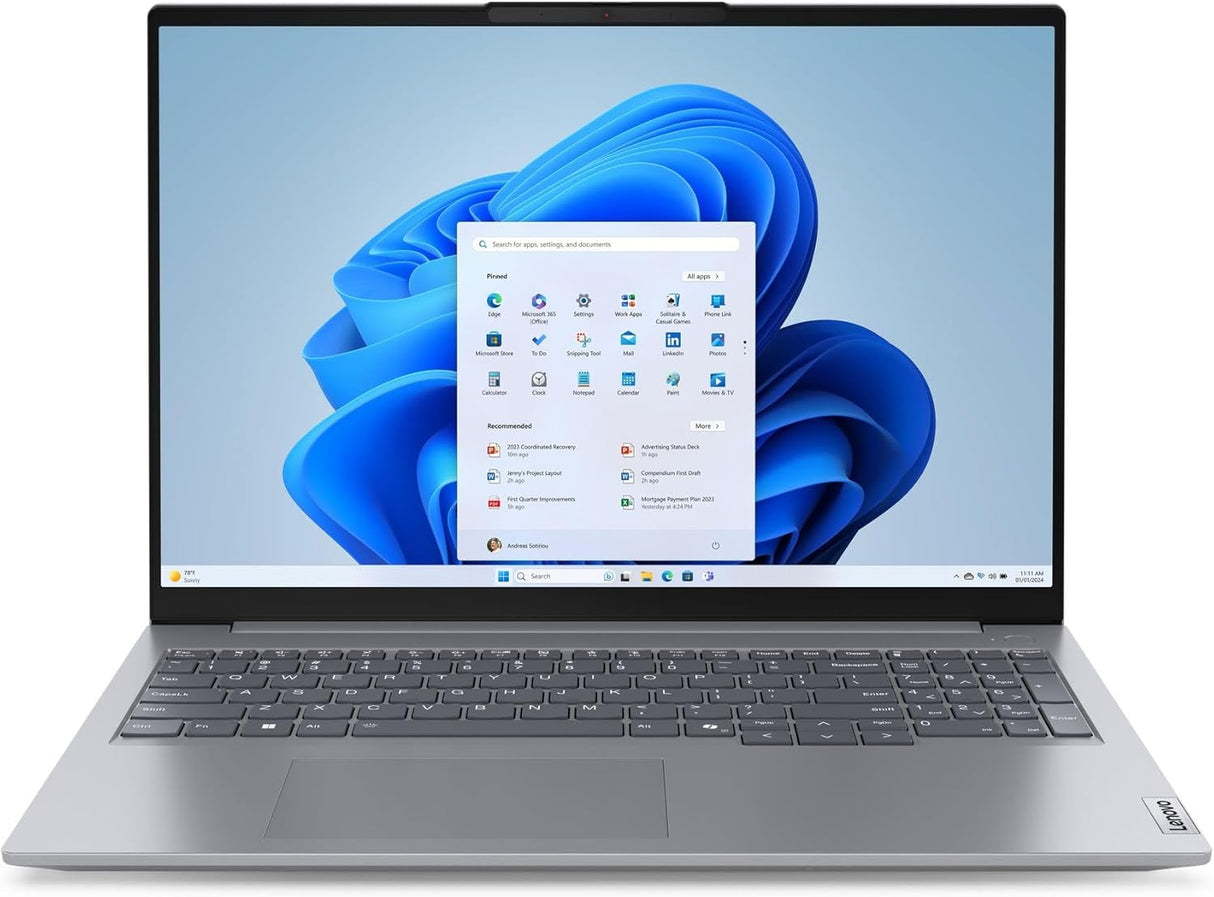 Lenovo ThinkBook 16 G7 IML - Intel Core Ultra 7 155H - 16GB 512GB - 16 Full HD