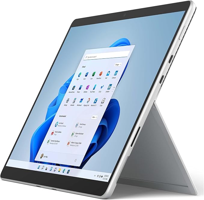 Microsoft Surface Pro 8 Tablet – Intel Core i7 11th Gen, 16GB RAM, 256GB NVMe SSD, Windows 11 Pro, 12.3" Touchscreen