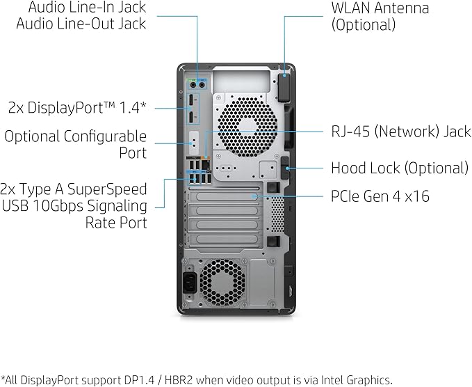 HP Z2 G8 Tower Workstation – Intel Core i7 11th Gen, 32GB RAM, 512GB NVMe SSD, Quadro P620, Windows 11 Pro