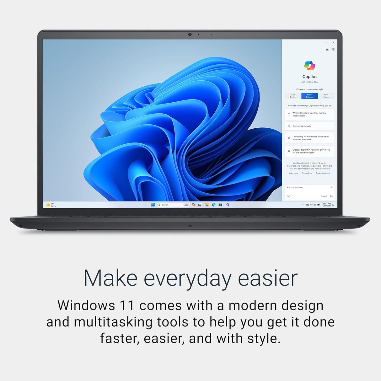 Dell Inspiron 15 DC15250 15.6" Laptop – Intel Core i5-1334U, 16GB RAM, 512GB SSD, Windows 11 Pro