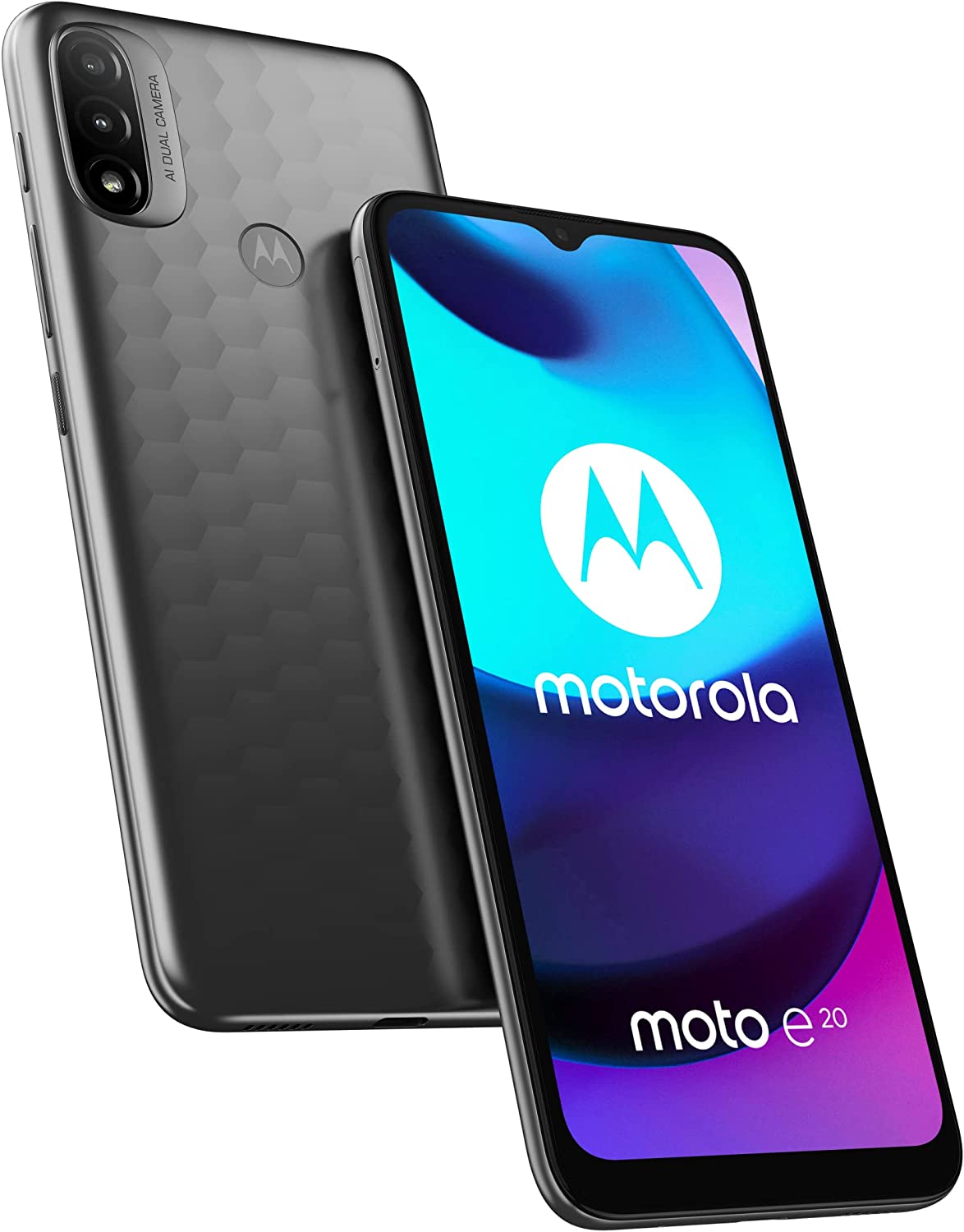 Motorola Moto E20 32GB Grey Dual SIM Unlocked – Big 6.5" Screen, Simple & Reliable Smartphone