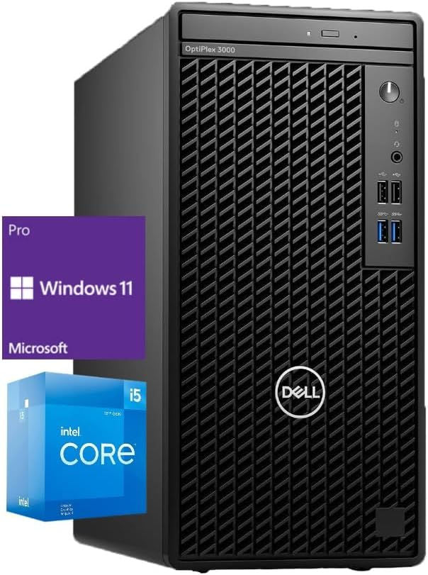 Dell Optiplex 3000 Tower - i5 12th Gen - 16GB 256GB NVMe - Windows 11 Pro