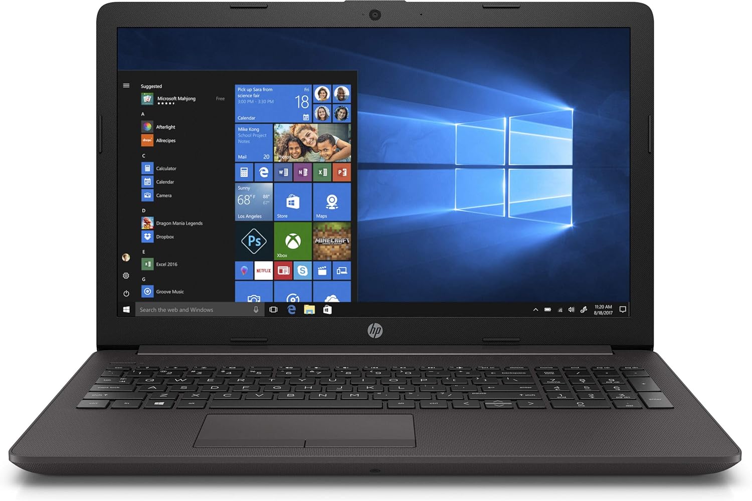 HP 250 G7 Intel Core i5 10th Gen 8GB RAM 256GB SSD Windows 11 Pro 15.6