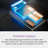 Dell XPS 16 9640-16.3 Inch FHD+ (1920 x 1200),120Hz Display, Intel Core Ultra 7 155H, NVIDIA GeForce RTX 4050 Max Q, 16GB RAM, 512GB SSD, Windows 11 Pro, Fingerprint Reader, Backlit Keyboard, Silver