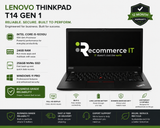 Lenovo ThinkPad T14 Gen 1 Laptop – Intel i5-10310U, 24GB RAM, 256GB NVMe SSD, 14" Full HD, Windows 11 Pro