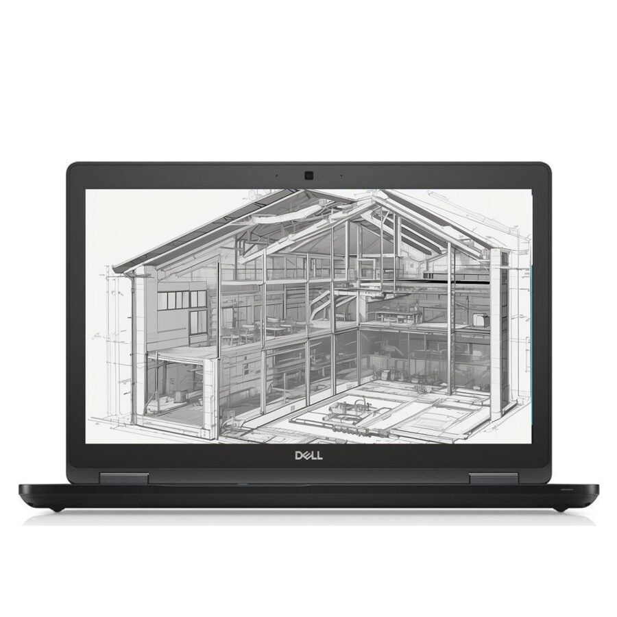 Dell Precision 3530 15.6" Mobile Workstation – Intel Core i7-8750H, 16GB RAM, 500GB SSD, NVIDIA Quadro P600 GPU, Windows 11 Pro