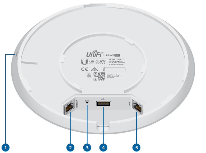 Ubiquiti UniFi AP AC Pro Dual Band Wireless Access Point UAP-AC-PRO PoE