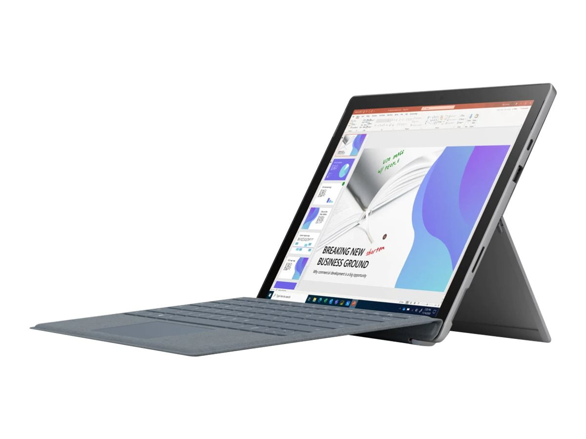 Microsoft Surface Pro 7 Tablet – Silver  Intel Core i5 10th Gen  8GB RAM  256GB NVMe SSD  Windows 11 Pro