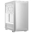 be quiet! Pure Base 501 Case, Airflow Window White, Mid Tower, 2 x USB Type-A, 1 x USB Type-C, 2 x Pure Wings 2 140mm Black PWM Fans Included, Sleek front panel and airflow top cover for a unified, classic design.