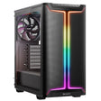 be quiet! Pure Base 501 DX Case, Airflow Window Black, Mid Tower, 2 x USB Type-A, 1 x USB Type-C, 3 x Pure Wings 3 140mm Black PWM Fans Included, Dynamic case front design with elegant ARGB lighting inside and outside of the case