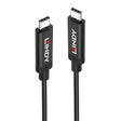 LINDY 43308 5m Active USB 3.2 Gen 2 C/C Cable, Data transfer rates up to 10Gbps, Supports video resolutions up to UHD 8K 7680x4320@60Hz including 4K 4096x2160@120Hz, 2 year warranty